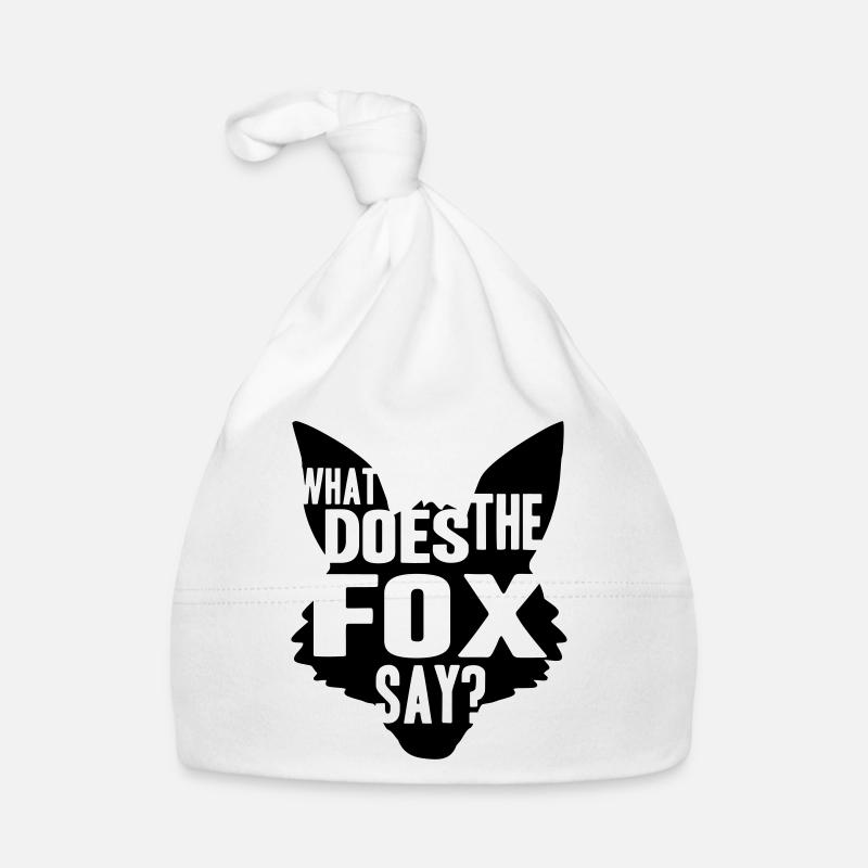 What Does The Fox Say Logo Design Bonnet bio Bébé