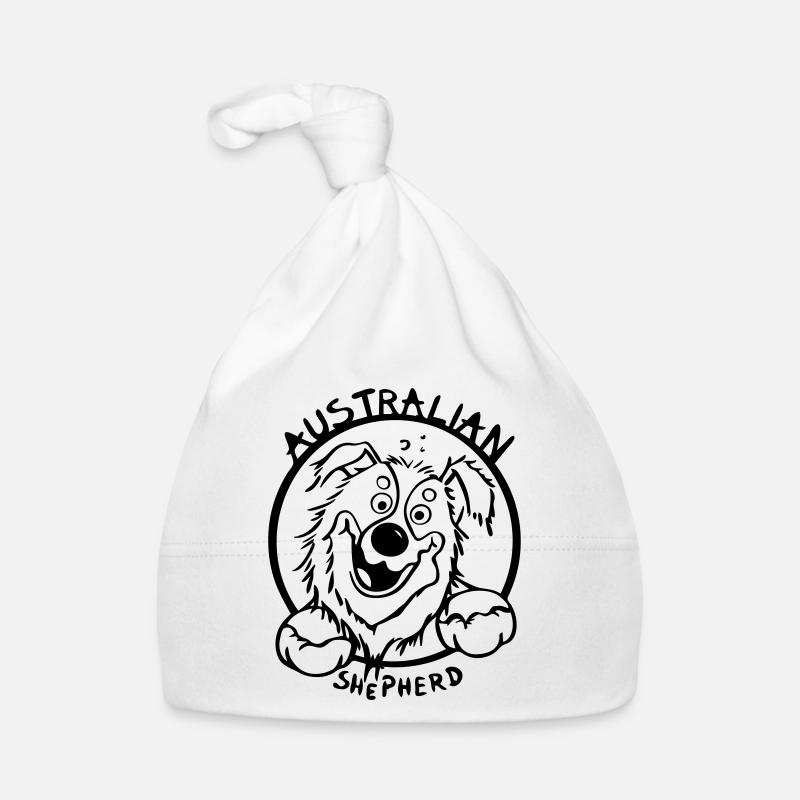 Lustiger Australian Shepherd Baby Bio-Mütze