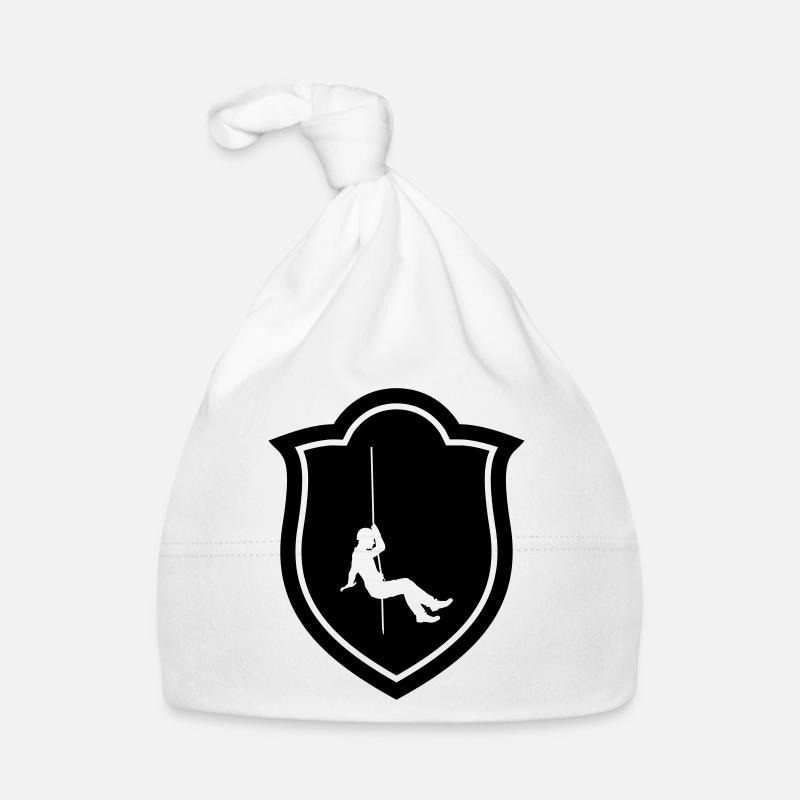 Speleologist / Speleology / Spéléologie / Climbing - Bonnet bio Bébé - blanc