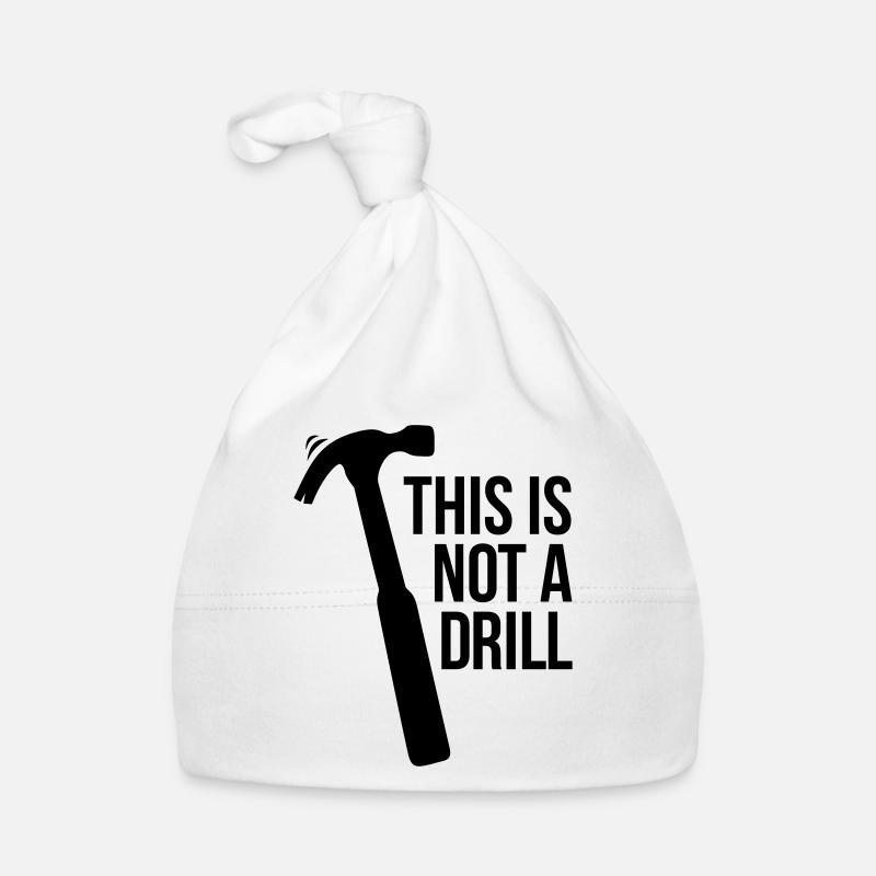 this is not a drill Organic Baby Cap