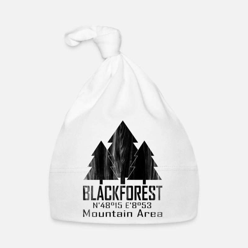 Forêt-noire - Bonnet bio Bébé - blanc