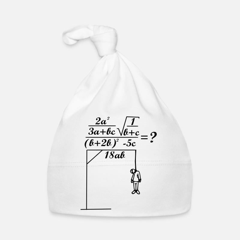 math formula Organic Baby Cap