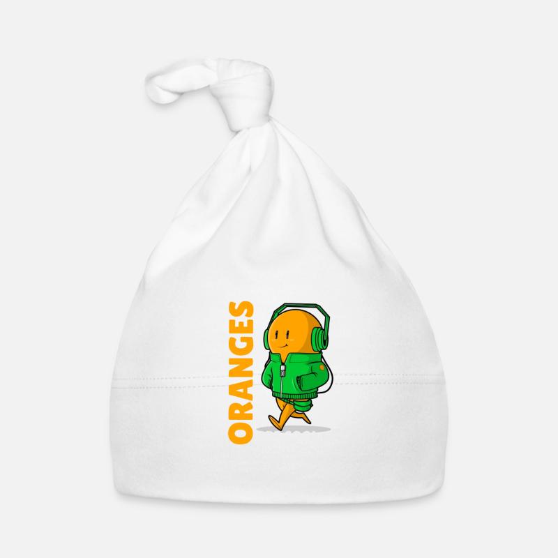 Orangen sind Cool Orange Baby Bio-Mütze