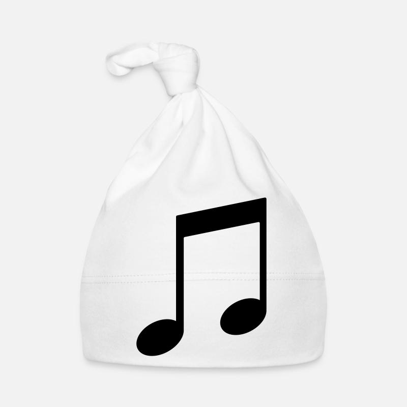 Music note Organic Baby Cap