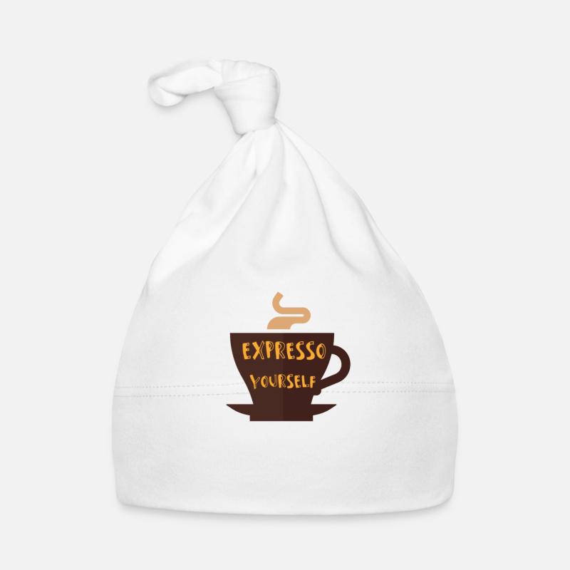 Coffee, Coffee, Coffee, Coffee, Coffee, Funny Organic Baby Cap
