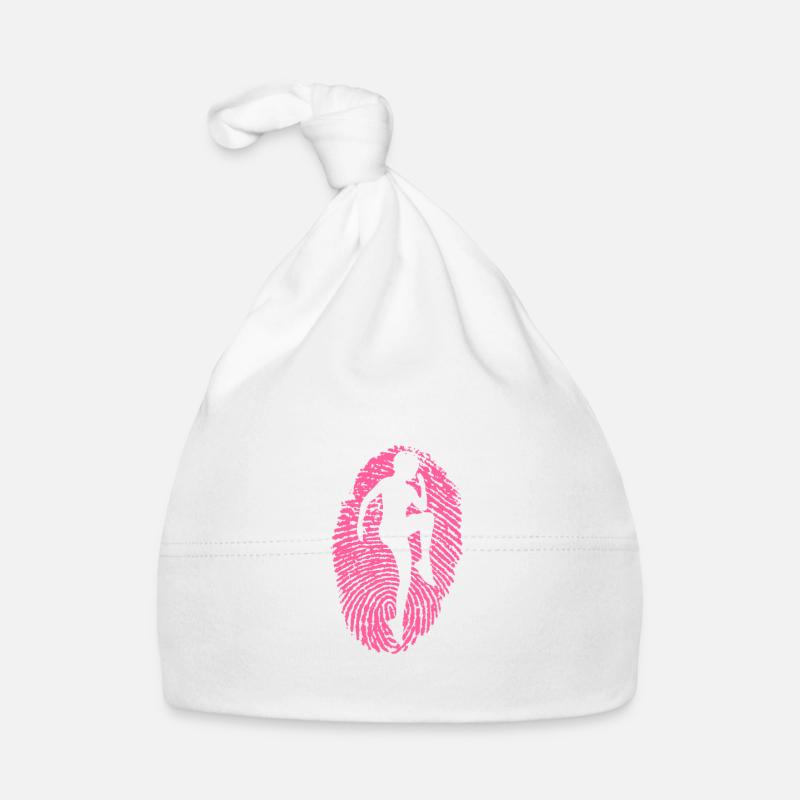 Aerobic Spruch Gymnastik Damen Mädchen Geschenk - Baby Bio-Mütze - Weiß