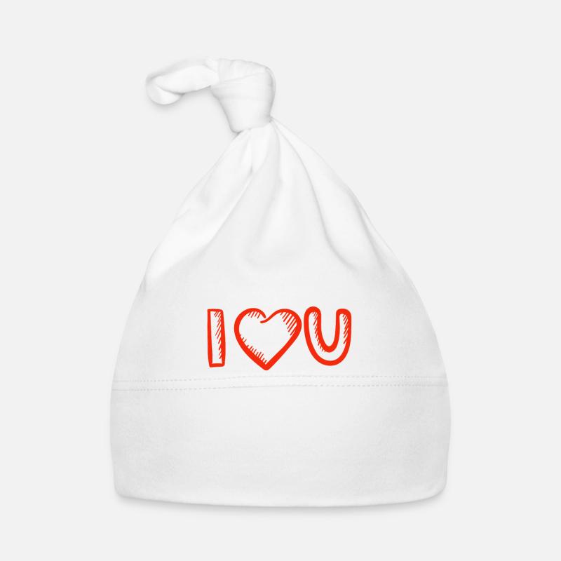 Valentinstag, Valentinstag, Valentinstag Baby Bio-Mütze