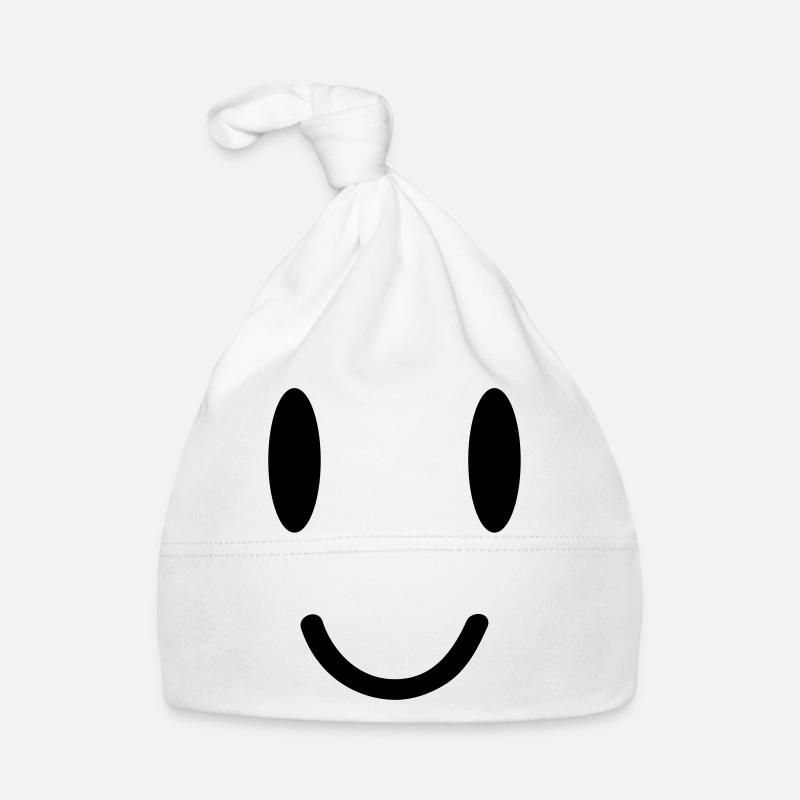 smile face Baby Bio-Mütze