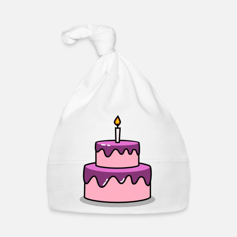 Geburtstagstorte Geburtstag Baby Bio-Mütze