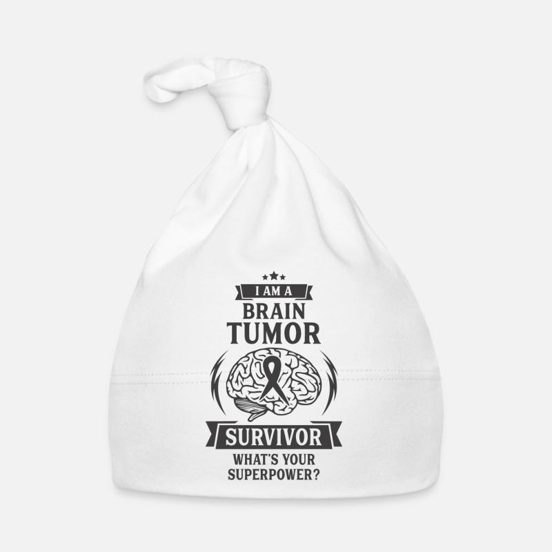 Brain Tumor Survivor Organic Baby Cap