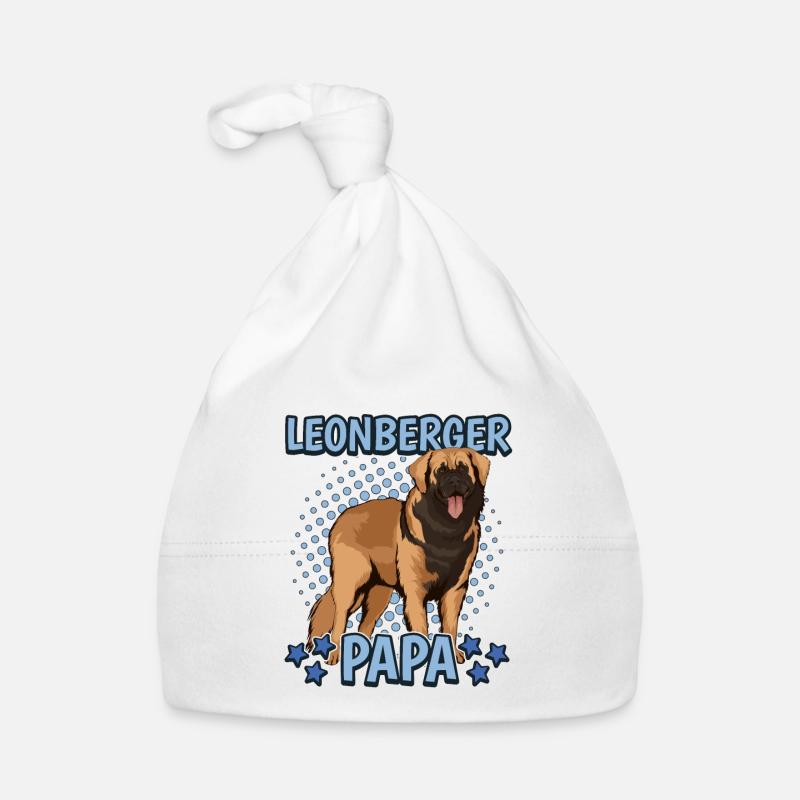 Leonberger Papa Baby Bio-Mütze