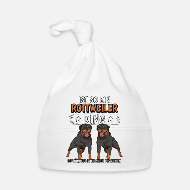 Rottweiler Ist so ein Rottweiler Ding Baby Bio-Mütze