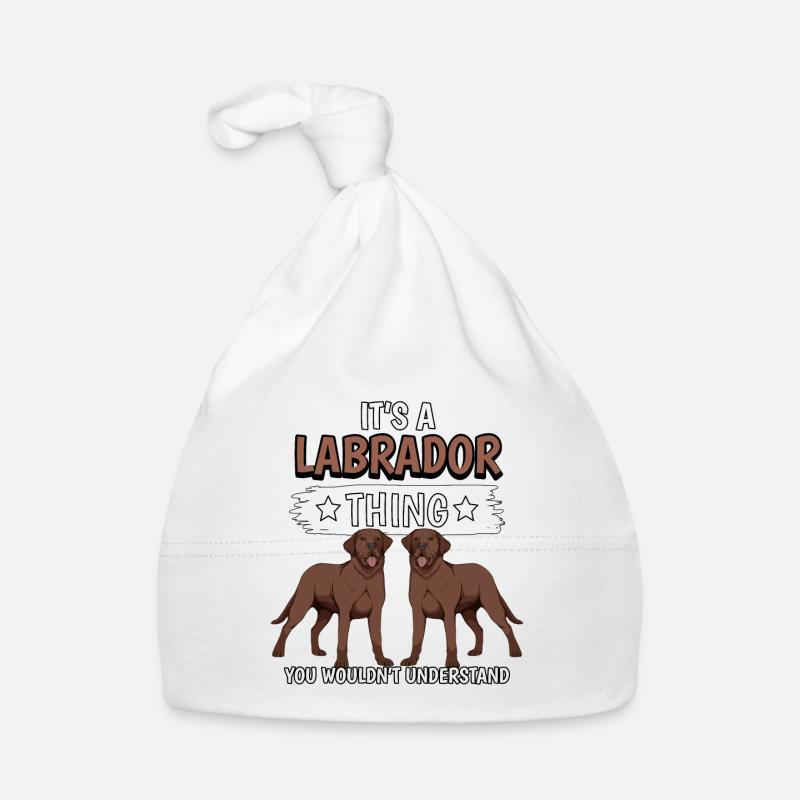 Labrador Labrador Brun Labbi It’s A Labrador Thing Bonnet bio Bébé