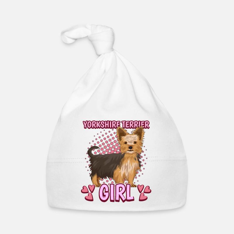 Yorkshire Terrier Yorkshire Terrier Girl Baby Bio-Mütze