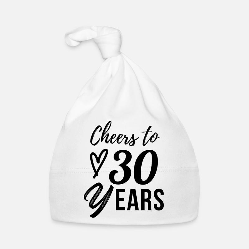 30th birthday Organic Baby Cap