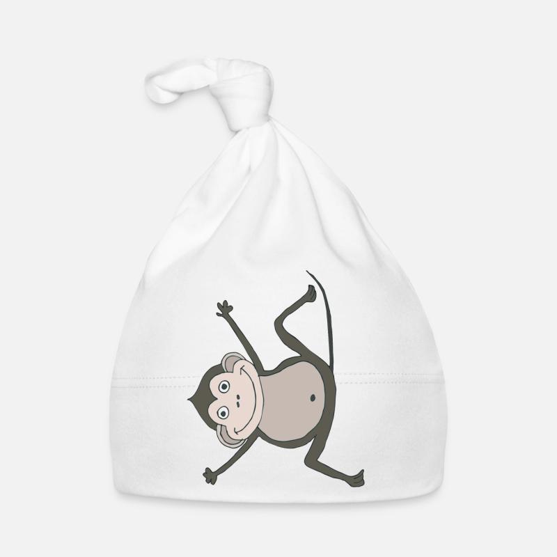 monkey funny Organic Baby Cap
