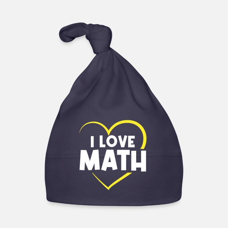 Ich liebe Mathe Baby Bio-Mütze