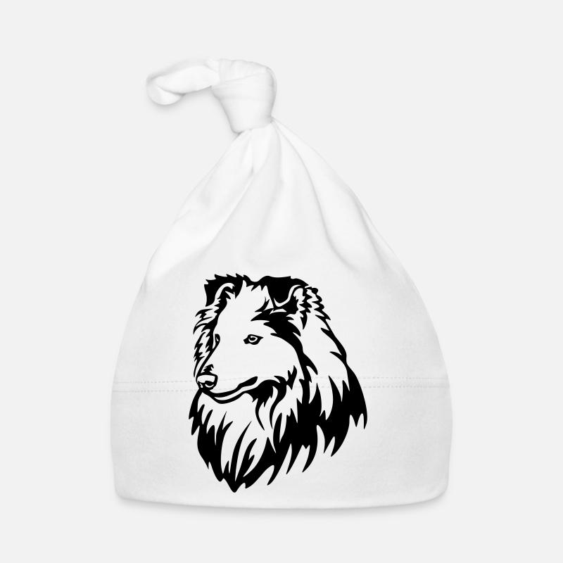 Sheltie Kopf Baby Bio-Mütze