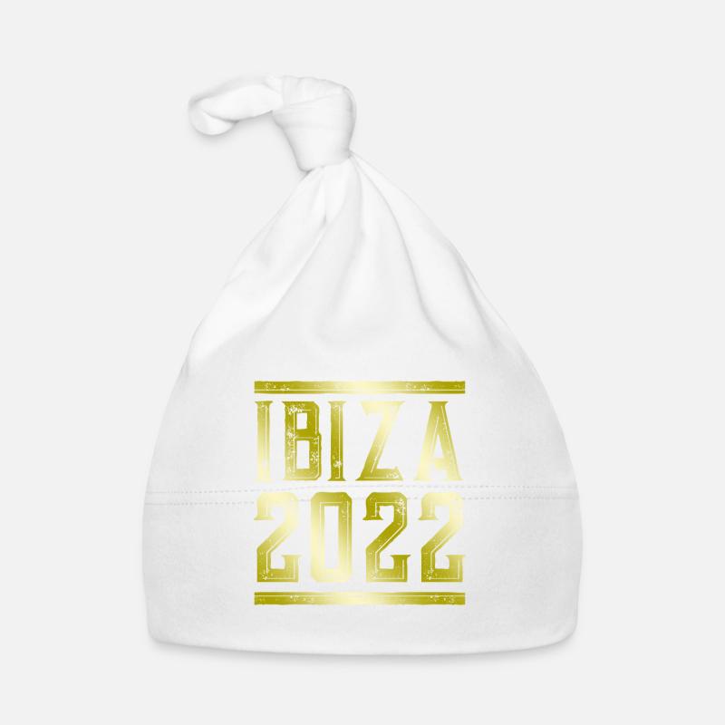 Ibiza 2022 Gold Baby Bio-Mütze