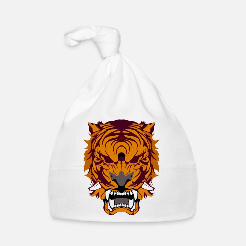 Roaring Tiger Organic Baby Cap