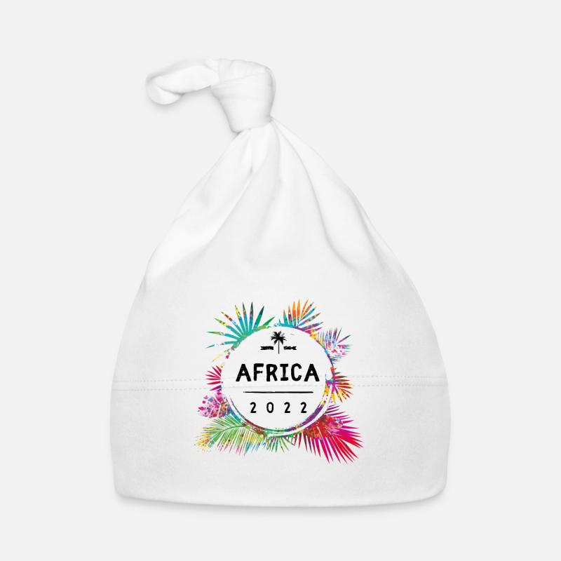 Afrika 2022 Bunt Baby Bio-Mütze