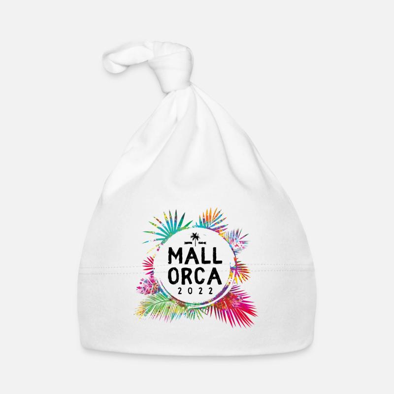 Mallorca 2022 Colorful Organic Baby Cap