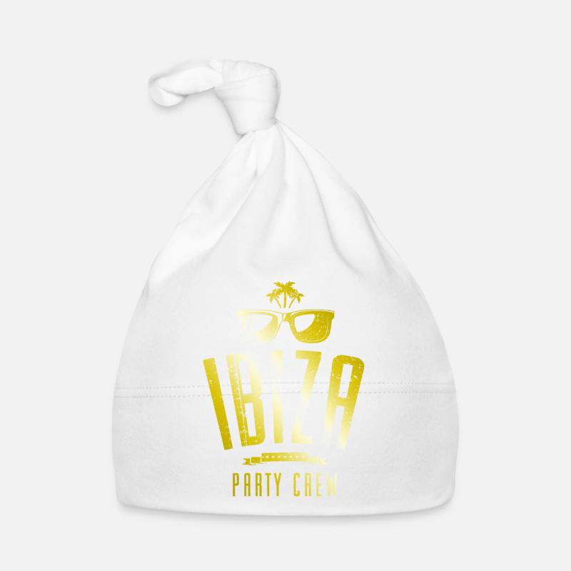 Ibiza Party Crew Baby Bio-Mütze