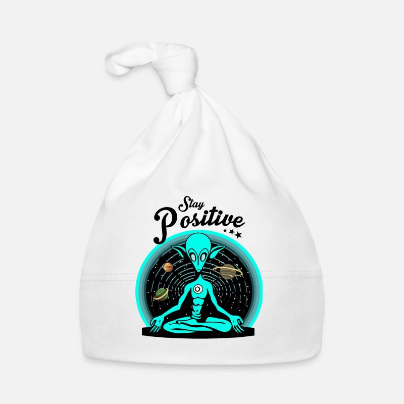 Stay Positive Organic Baby Cap