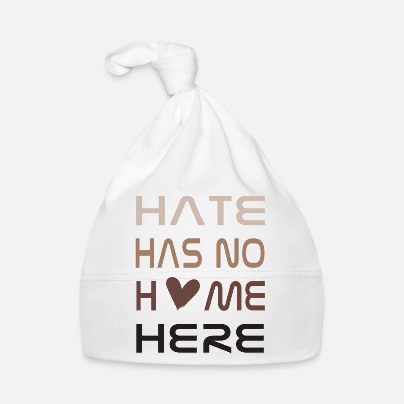 Hate has no home here Baby Bio-Mütze