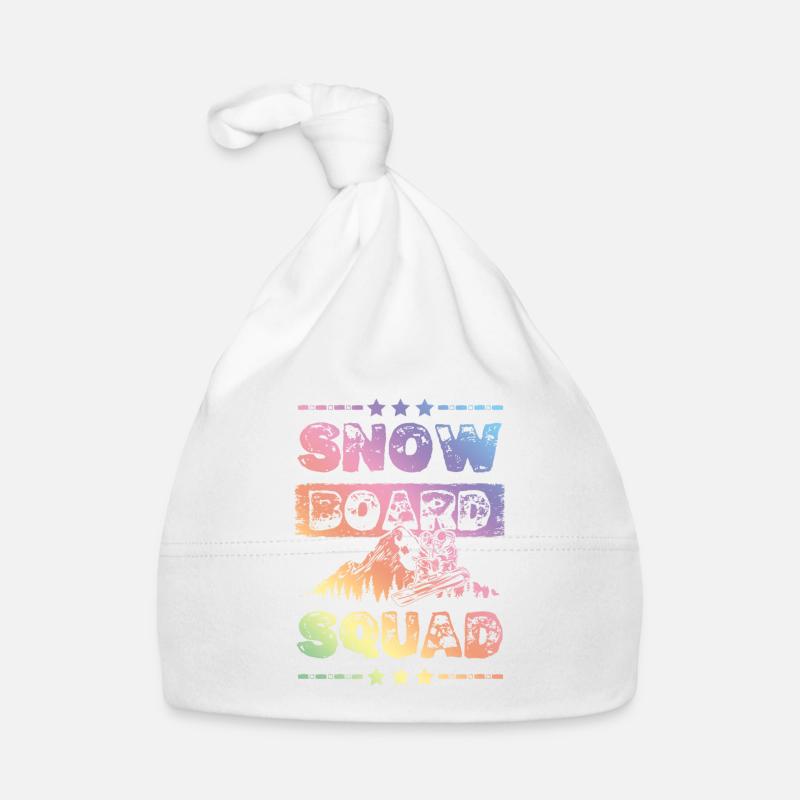 Snowboard Squad Organic Baby Cap