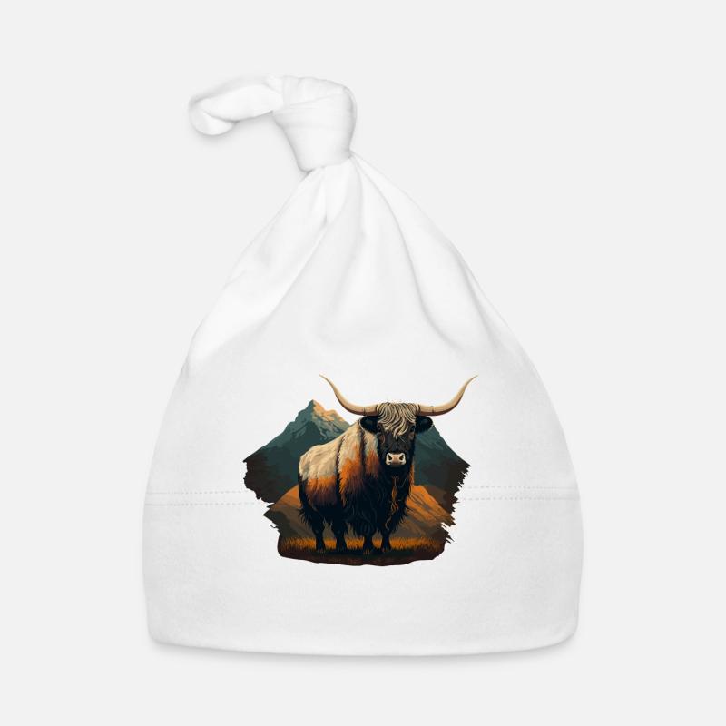 Yak Kuh Baby Bio-Mütze