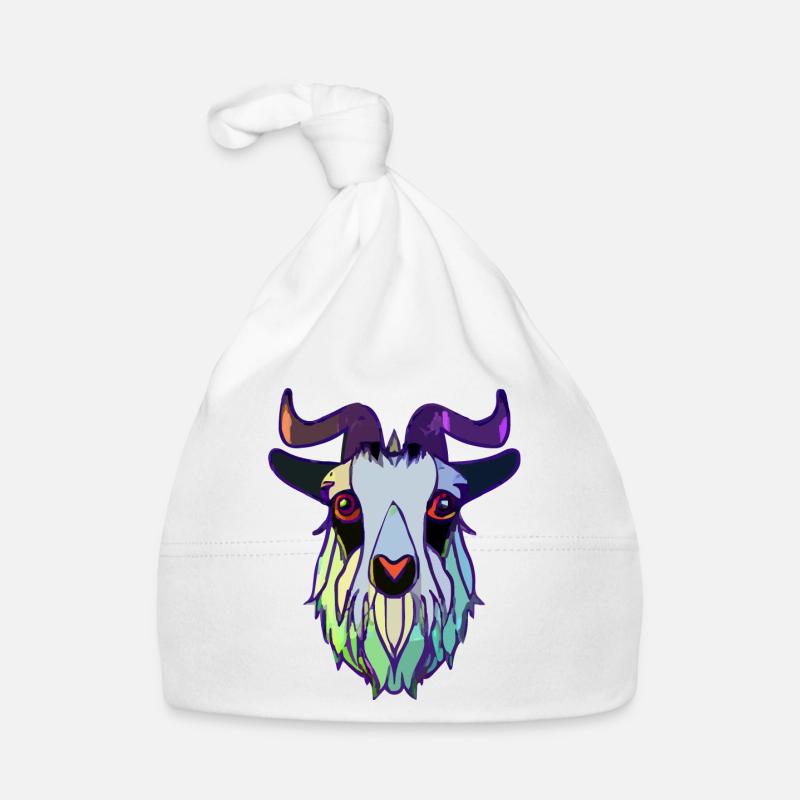 Goat head Organic Baby Cap