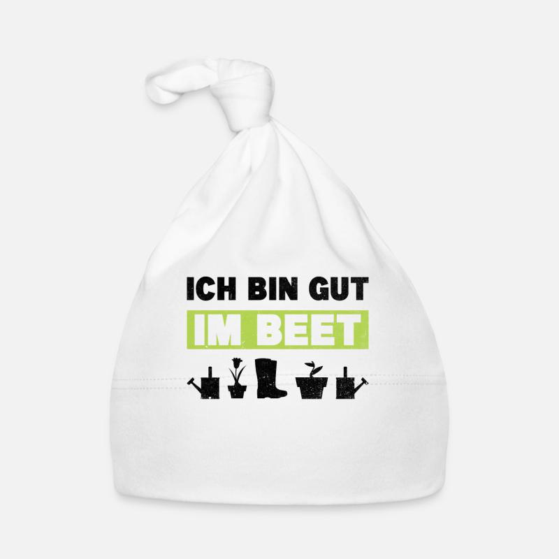 Gärtner Ich Bin Gut Im Beet Baby Bio-Mütze