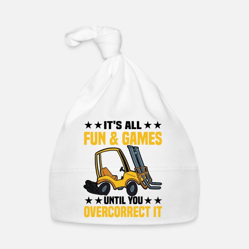 Gabelstaplerfahrer Baby Bio-Mütze