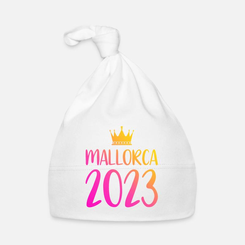 Mallorca 2023 Baby Bio-Mütze