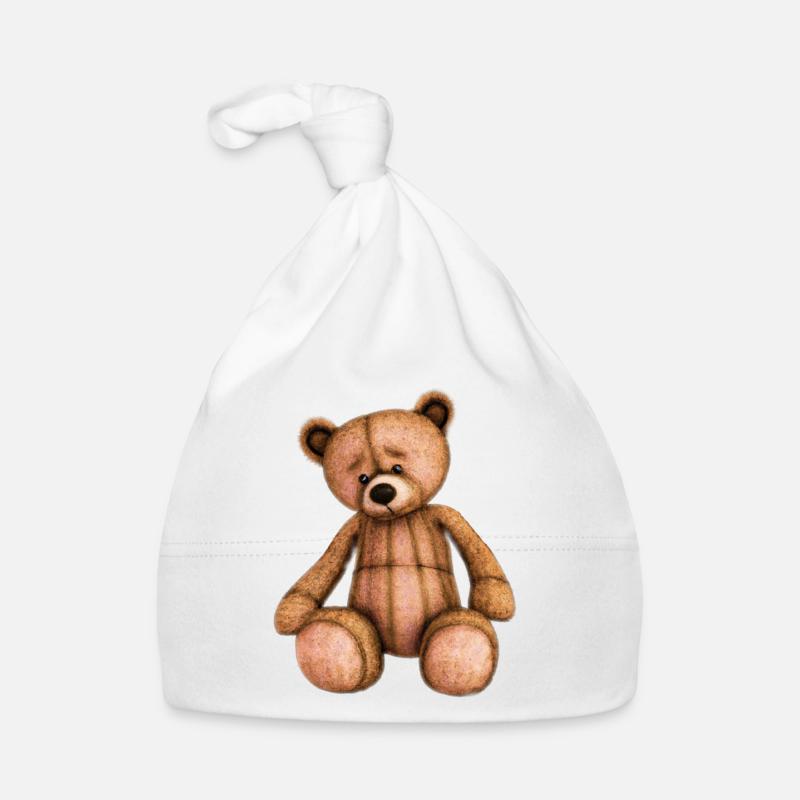 Teddybär Baby Bio-Mütze