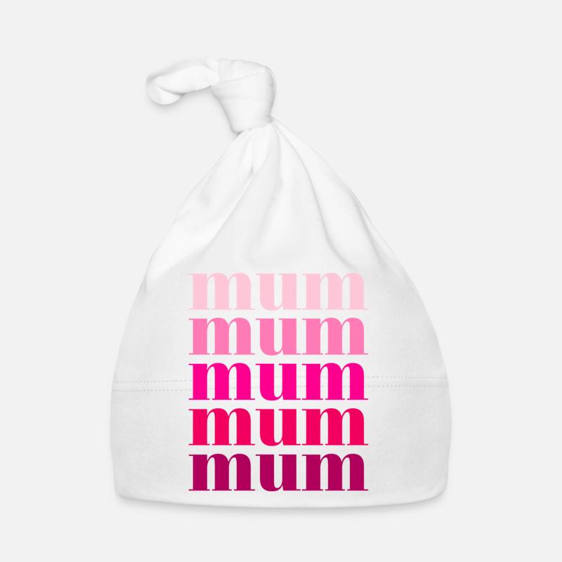 mum rosa Baby Bio-Mütze