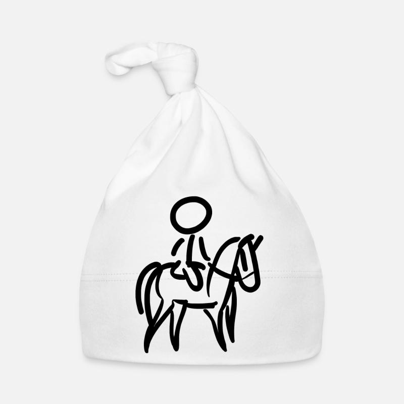 Cavalier sur Cavalier Minimalisme Minimaliste Bonnet bio Bébé