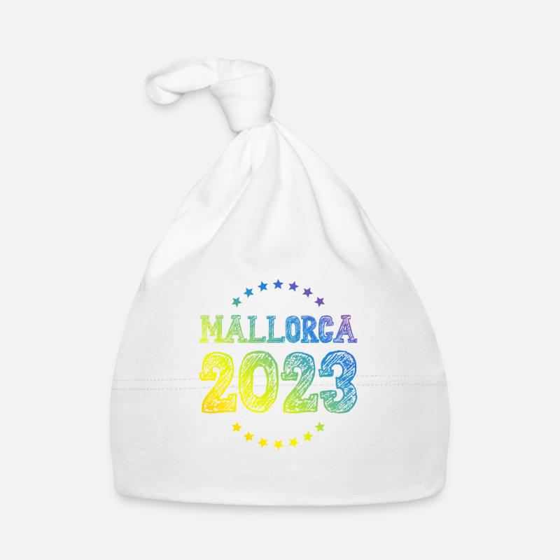 Mallorca 2023 Baby Bio-Mütze