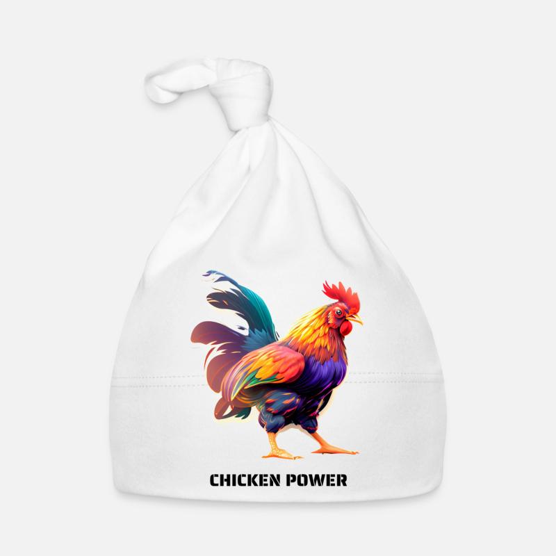 CHICKEN POWER Baby Bio-Mütze