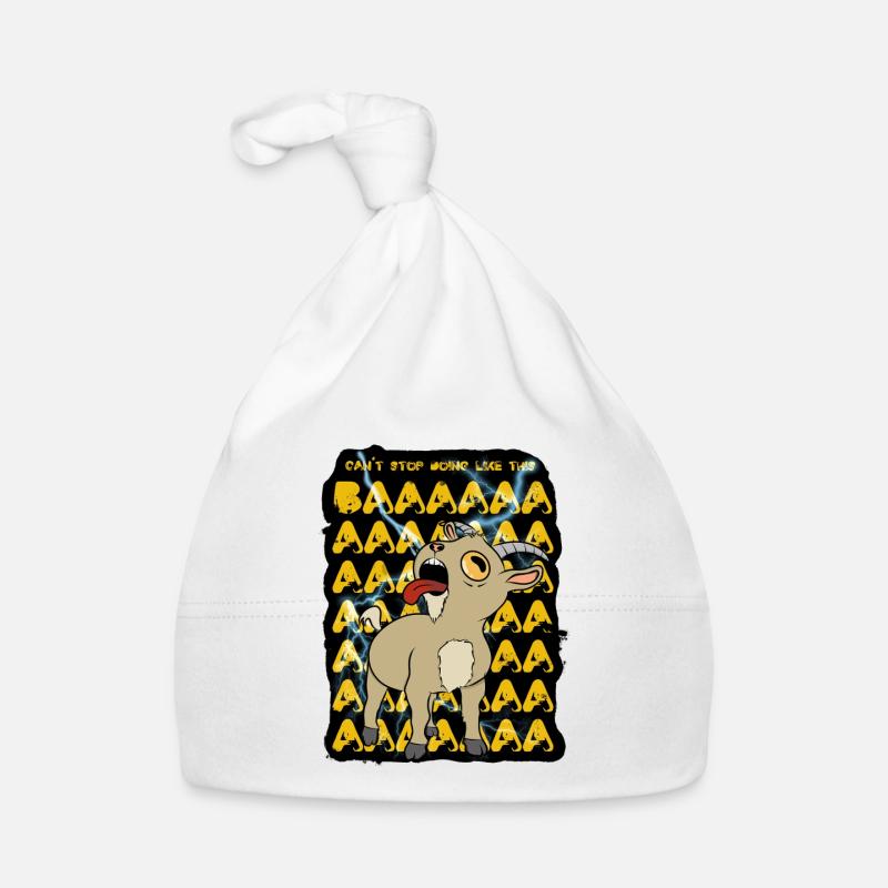 Thunderstorm goat Organic Baby Cap