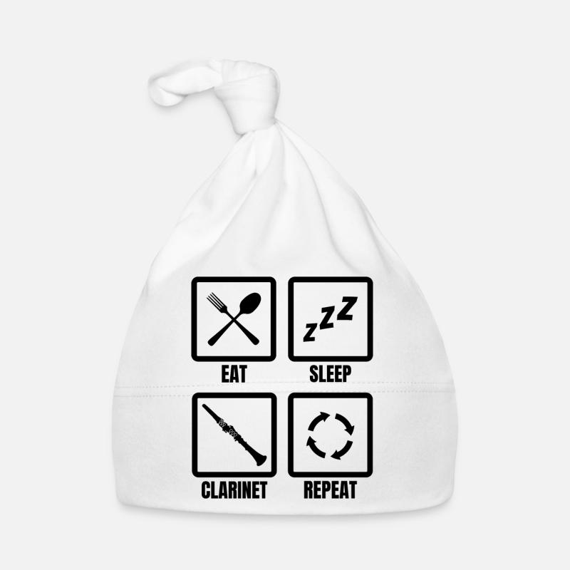 Clarinetists' schedule Organic Baby Cap