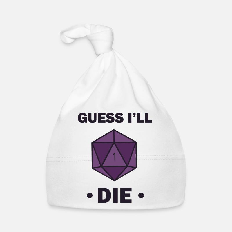 GuessIllDie - Bonnet bio Bébé - blanc