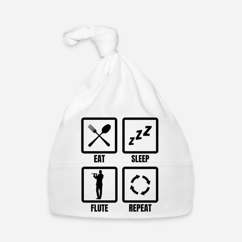 Routine de joueur de flûte Bonnet bio Bébé