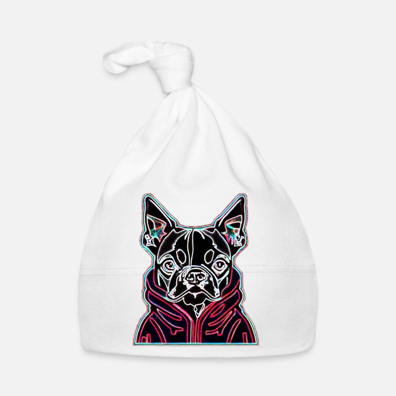 Boston Terrier Neon Bonnet bio Bébé