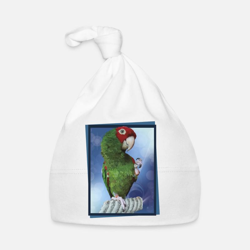 Rothaariger Papagei Baby Bio-Mütze