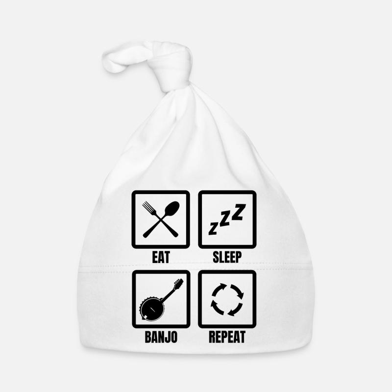 Banjo Player Schedule Organic Baby Cap