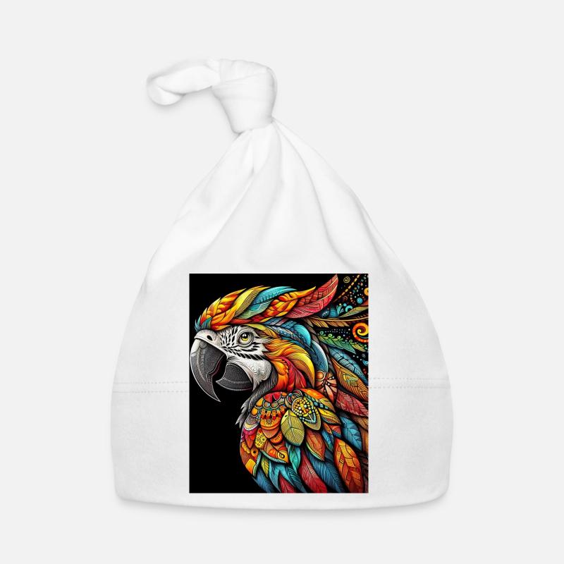 Parrot Macaw Organic Baby Cap
