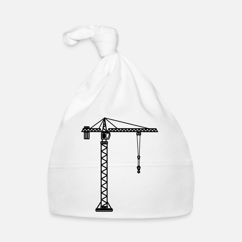 Construction crane for crane operator Organic Baby Cap