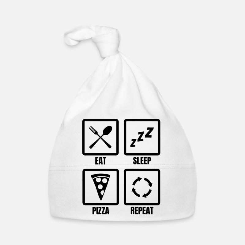 Pizza Lovers Schedule Organic Baby Cap